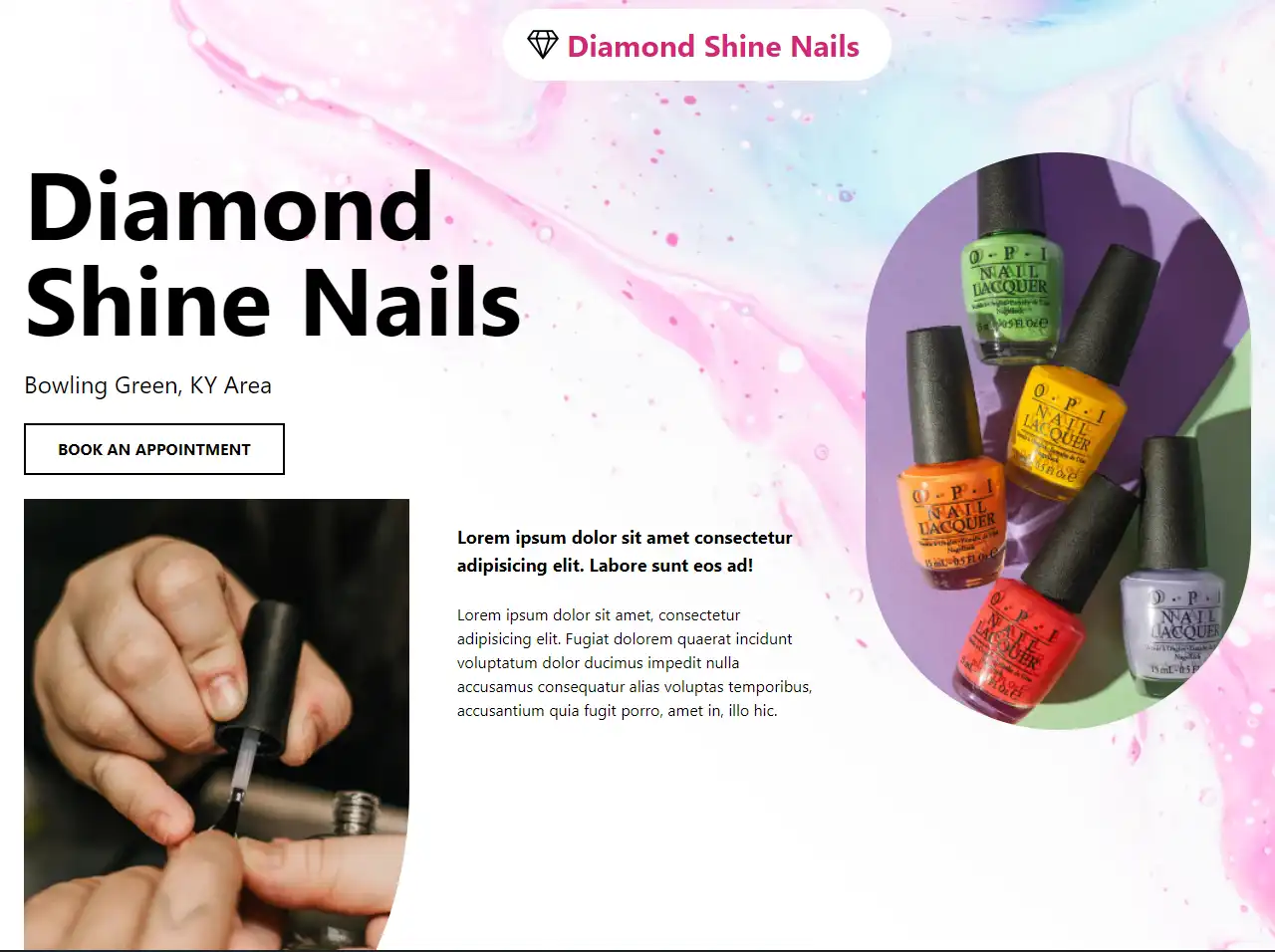 Nail Salon website